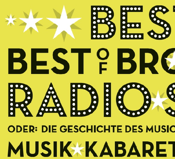 Plakat "Beste Best of Broadway Radio Show"